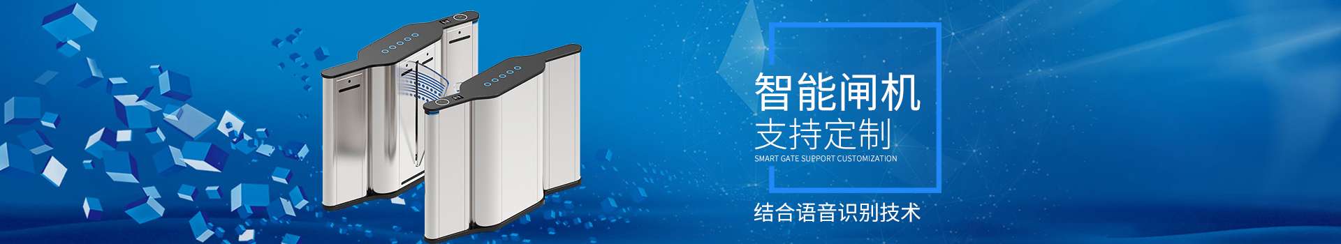 德寶翼閘--語音識別技術結合的智能閘機，支持定制